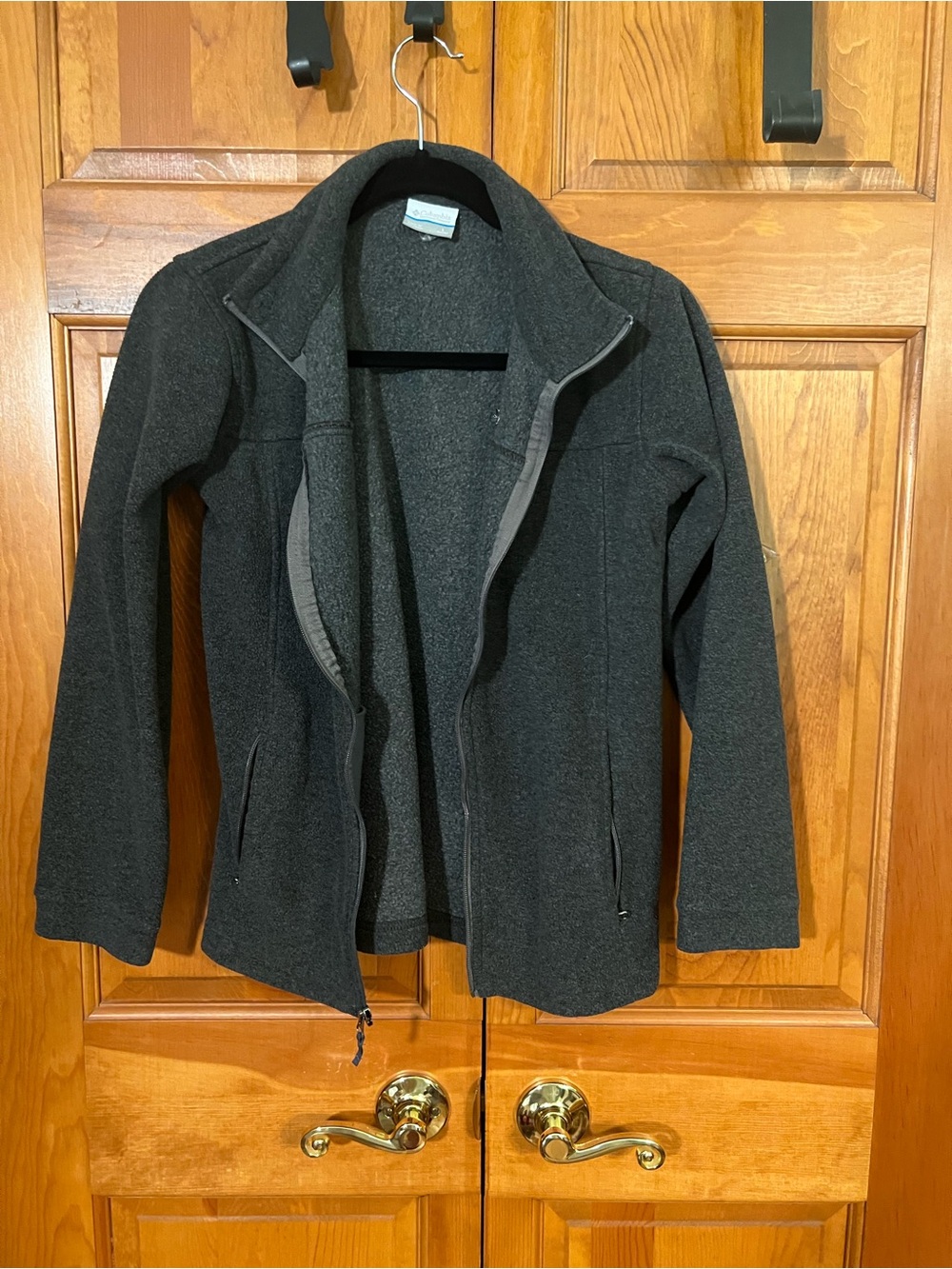 Columbia Dark Gray Full-Zip Fleece Jacket